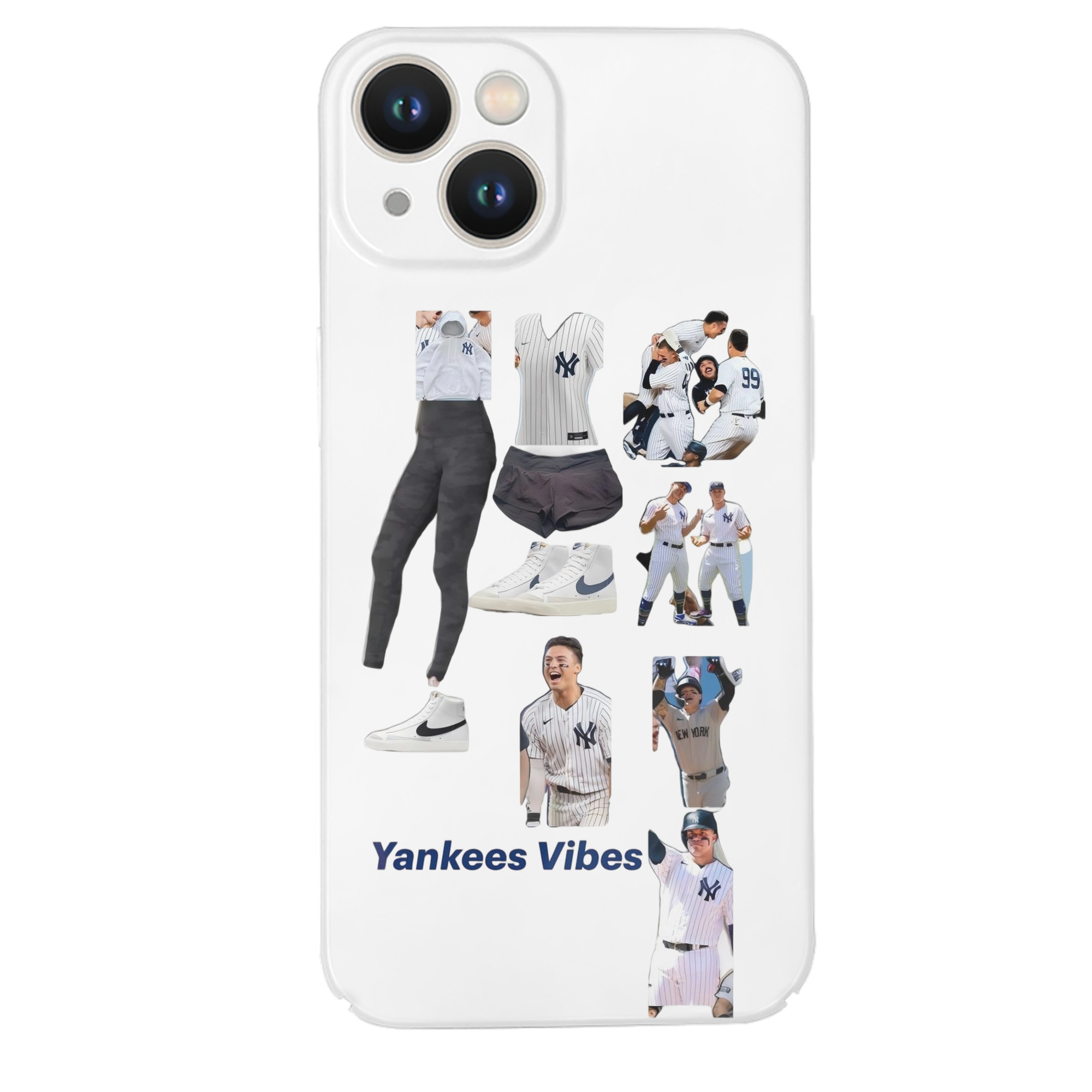 New York Yankees 282 IPhone 14 Series Full-Cover Hard Case – Shockproof With Raised Camera Protection – Precise Cutouts, Wireless Charging Compatible – Durable, Anti-Yellowing, Easy To Clean